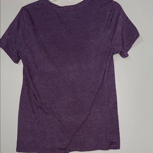Time and Tru Purple V-Neck Top - Picture 7 of 8